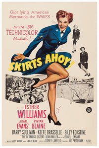 Skirts Ahoy! 1952 - Esther Williams - US - Classic Movie Poster