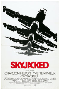 Skyjacked 1972 - Charlton Heston - Vintage Classic Movie Poster