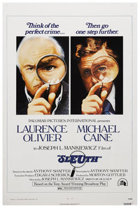 Sleuth 1972 - Laurence Olivier - US - Classic Movie Poster