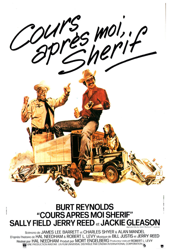 Smokey and the Bandit 1977 - French - Classic Movie Poster