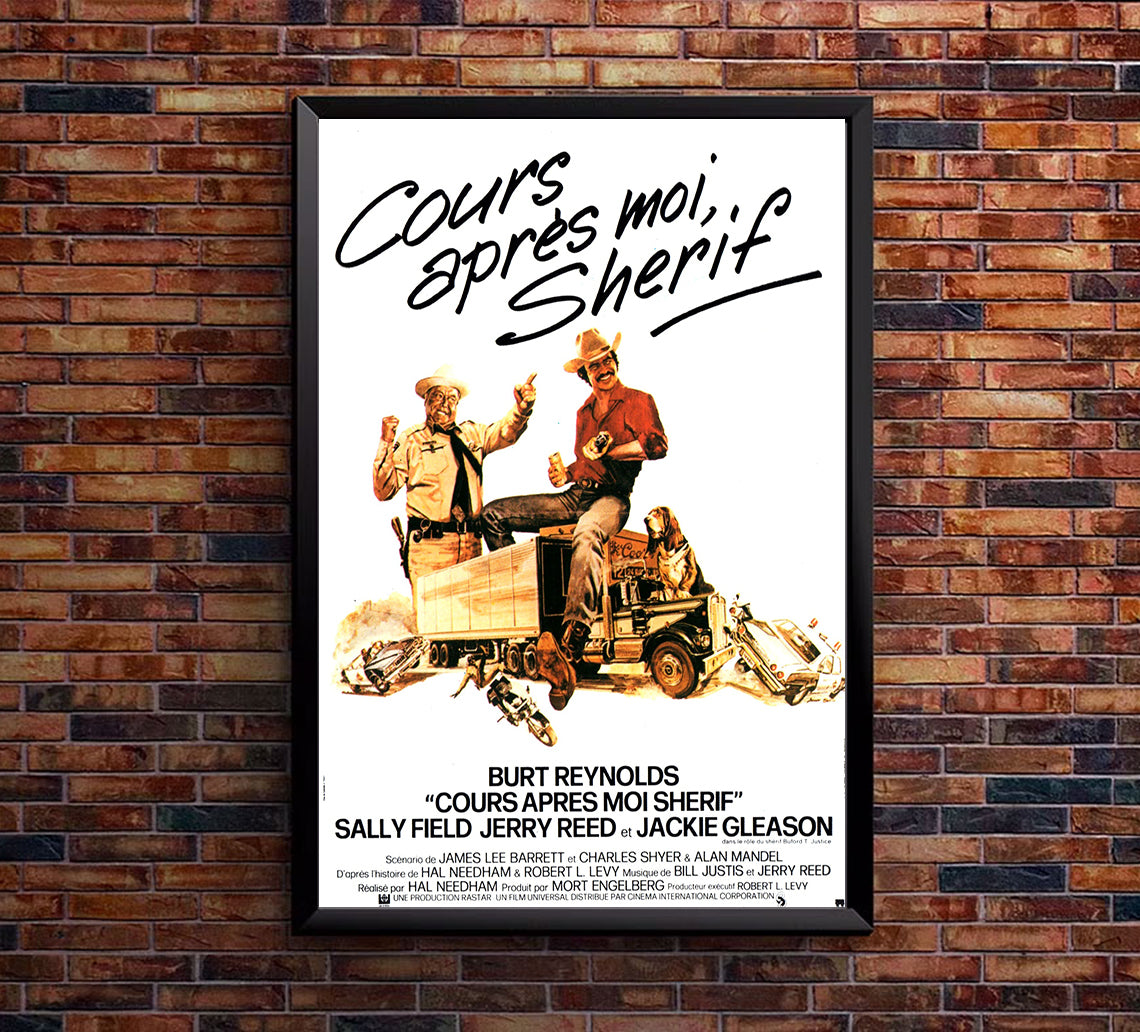Smokey and the Bandit 1977 - French - Classic Movie Poster