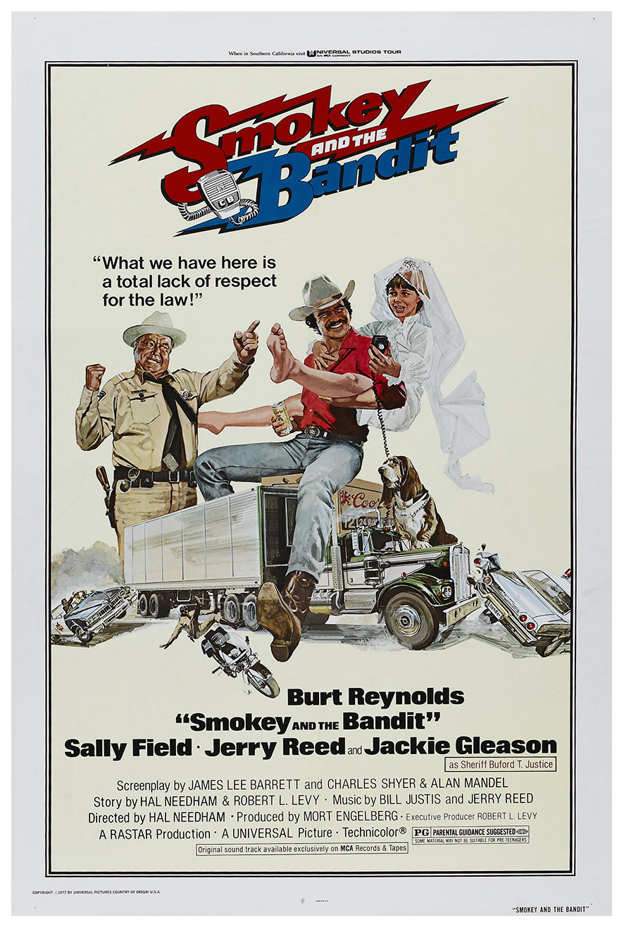 Smokey and the Bandit 1977 - v1 - Classic Movie Poster