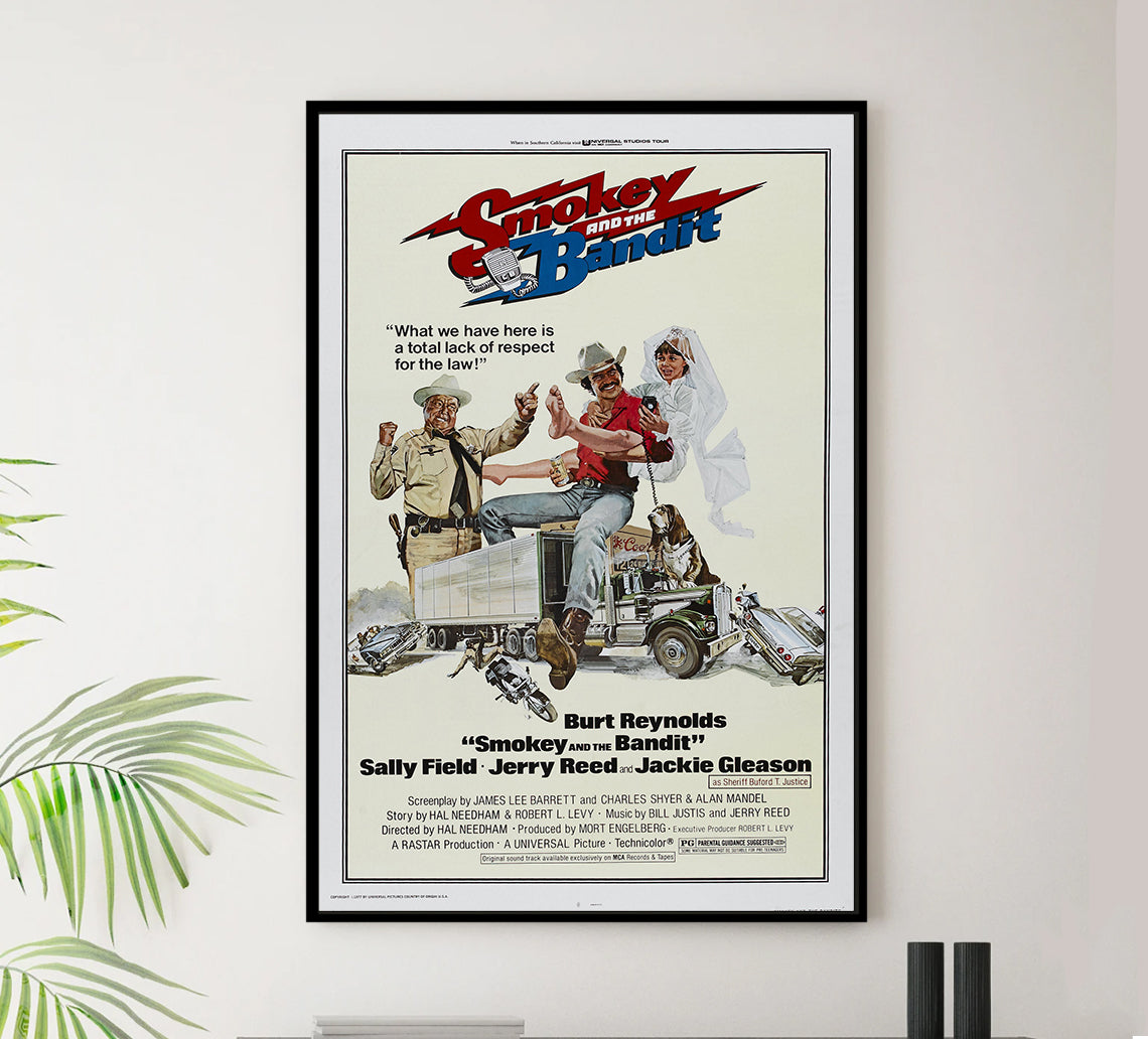 Smokey and the Bandit 1977 - v1 - Classic Movie Poster