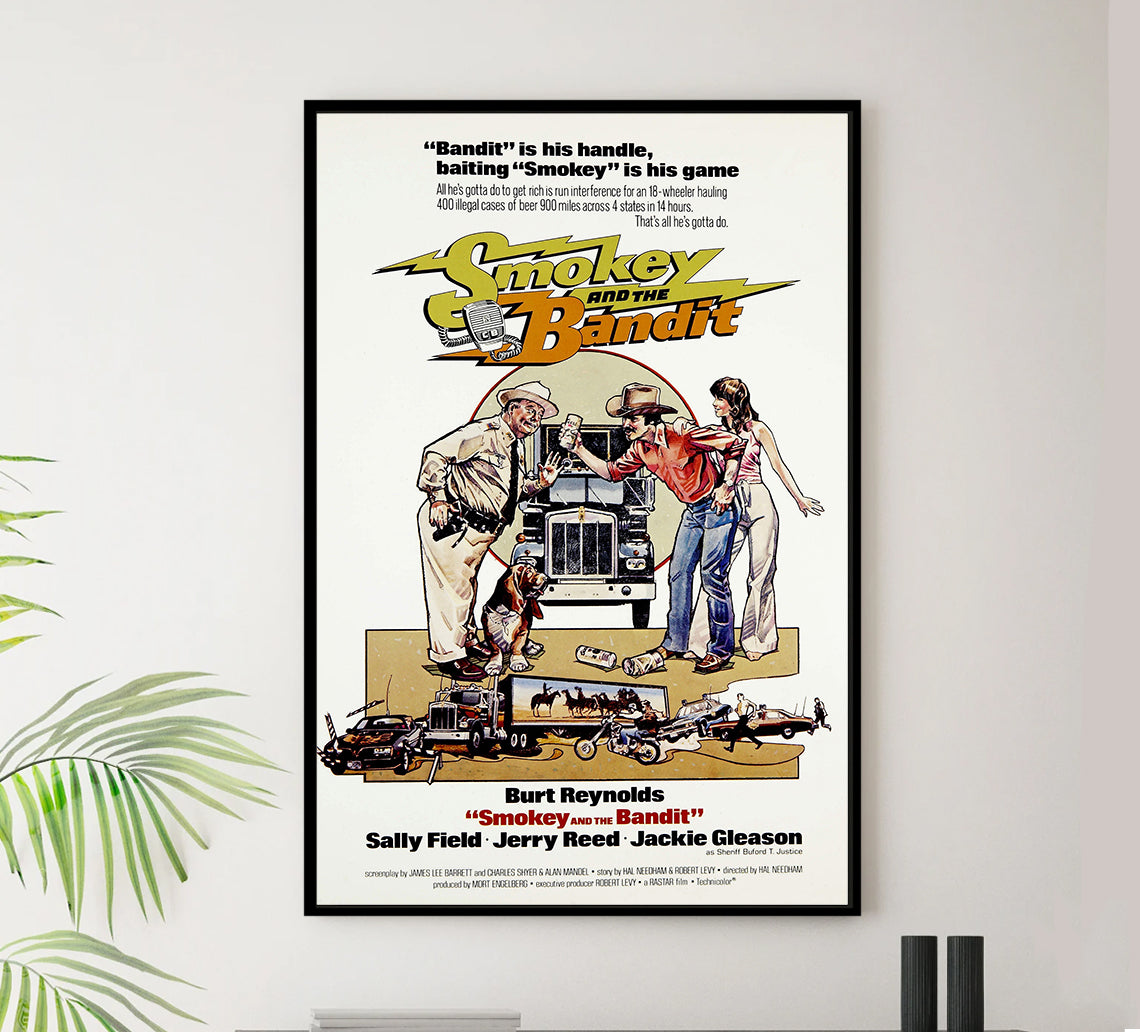 Smokey and the Bandit 1977 - v2 - Classic Movie Poster