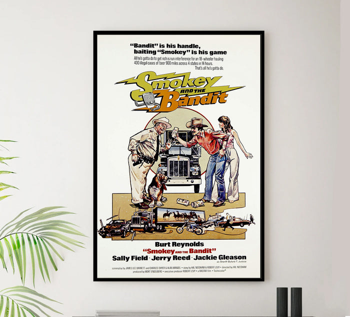Smokey and the Bandit 1977 - v2 - Classic Movie Poster