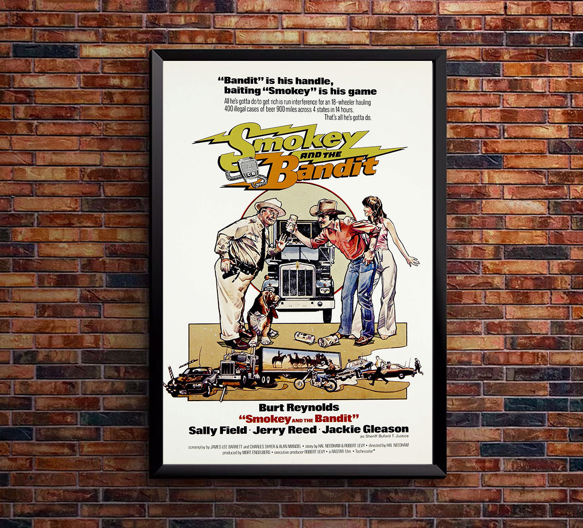 Smokey and the Bandit 1977 - v2 - Classic Movie Poster