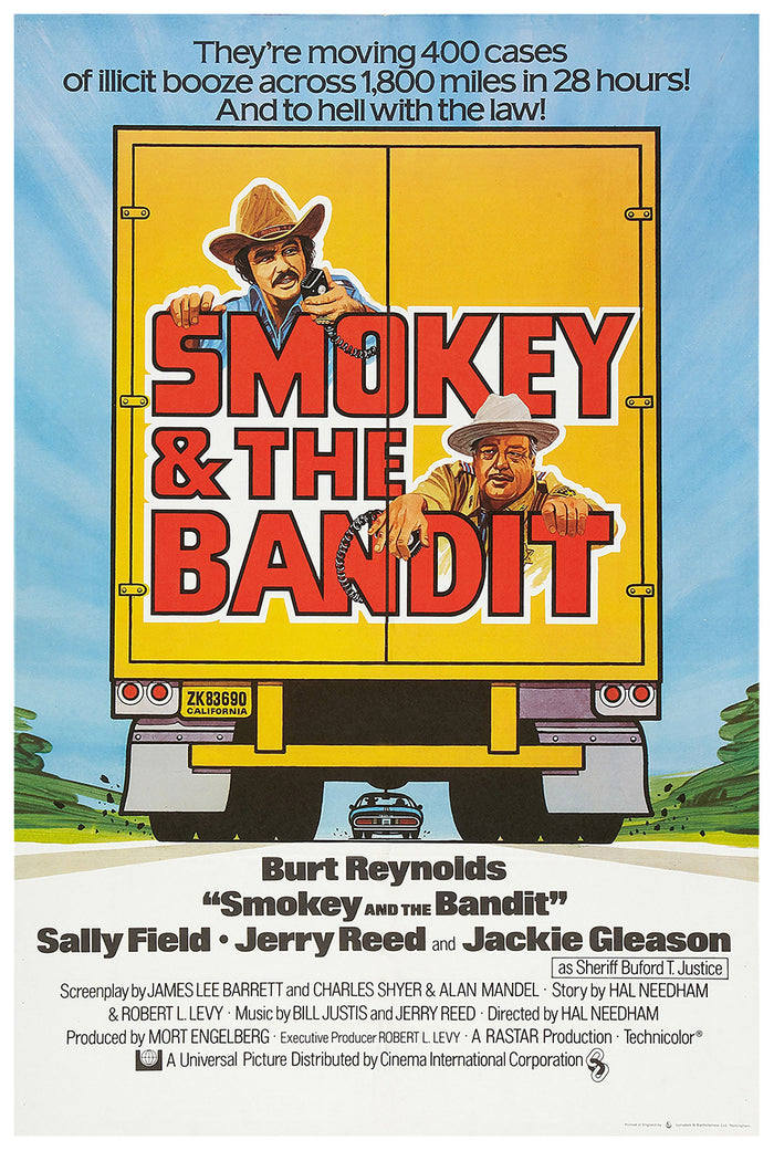 Smokey and the Bandit 1977 - v3 - Classic Movie Poster