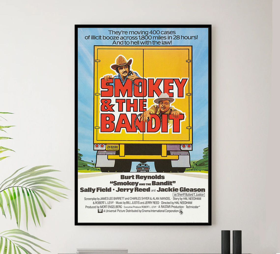 Smokey and the Bandit 1977 - v3 - Classic Movie Poster