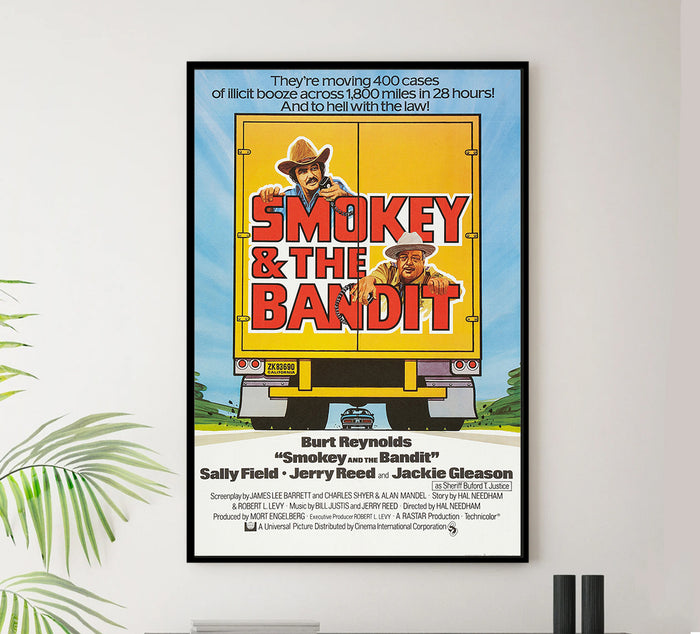 Smokey and the Bandit 1977 - v3 - Classic Movie Poster