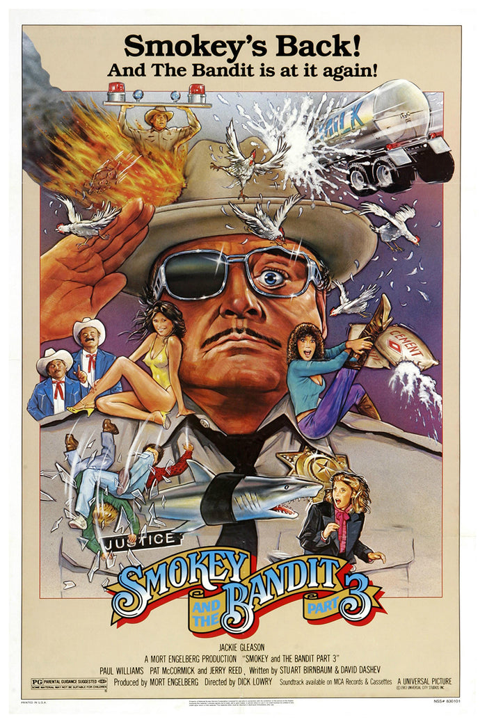 Smokey and the Bandit Part 3 1983 - Classic Movie Poster