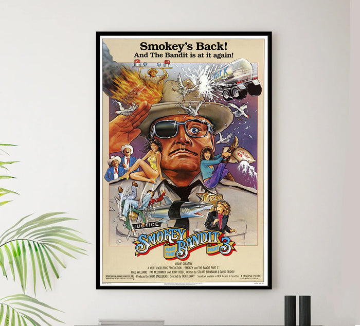 Smokey and the Bandit Part 3 1983 - Classic Movie Poster