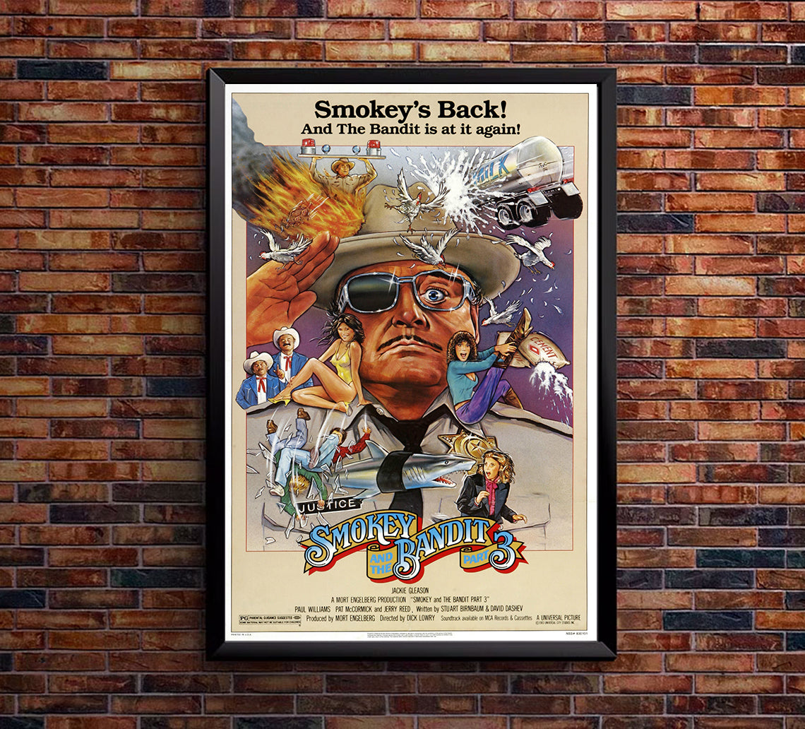 Smokey and the Bandit Part 3 1983 - Classic Movie Poster