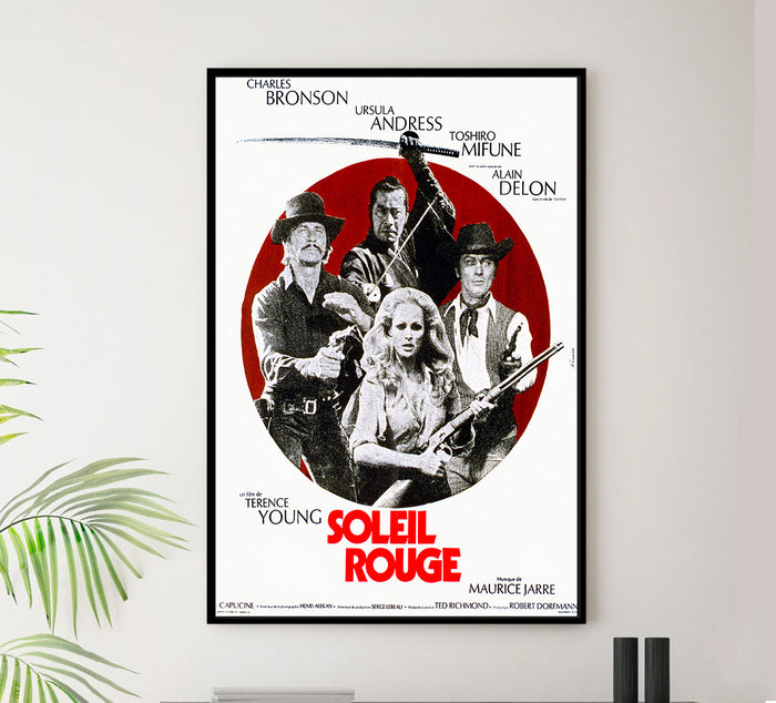 Soleil rouge 1971 - Charles Bronson - France - Classic Movie Poster