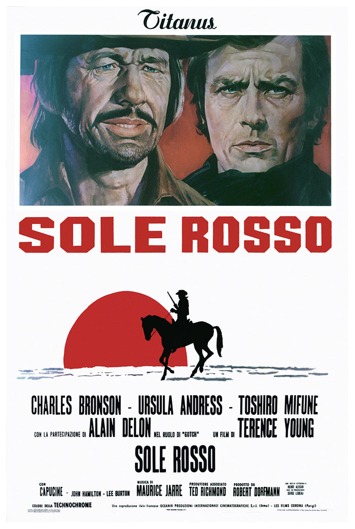 Soleil rouge 1971 - Charles Bronson - Italy - Classic Movie Poster