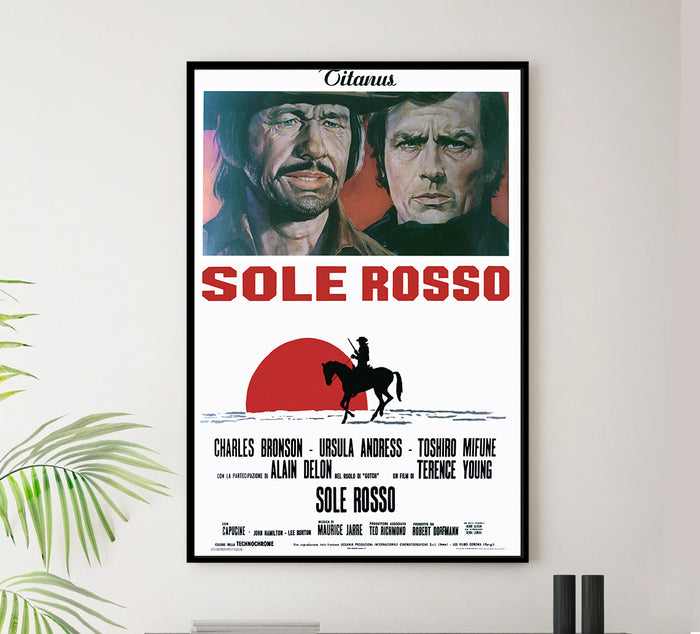 Soleil rouge 1971 - Charles Bronson - Italy - Classic Movie Poster
