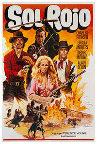 Soleil rouge 1971 - Charles Bronson - Spain - Classic Movie Poster