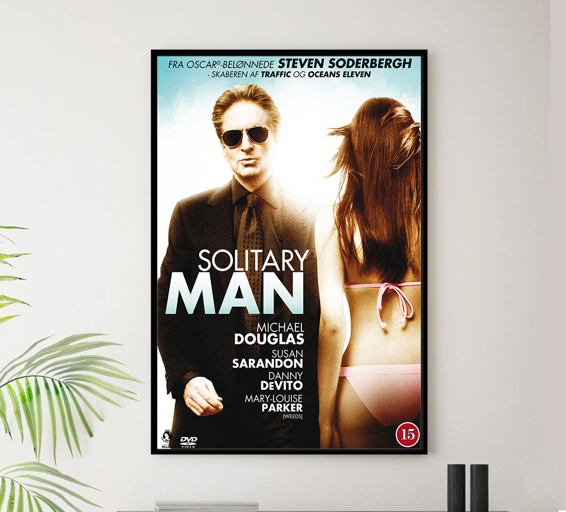 Solitary Man 2009 - Michael Douglas - Denmark - Classic Movie Poster