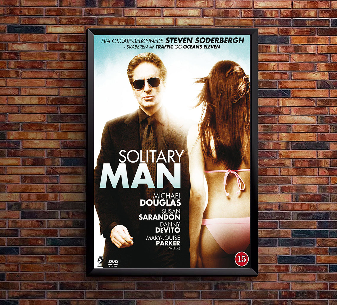 Solitary Man 2009 - Michael Douglas - Denmark - Classic Movie Poster