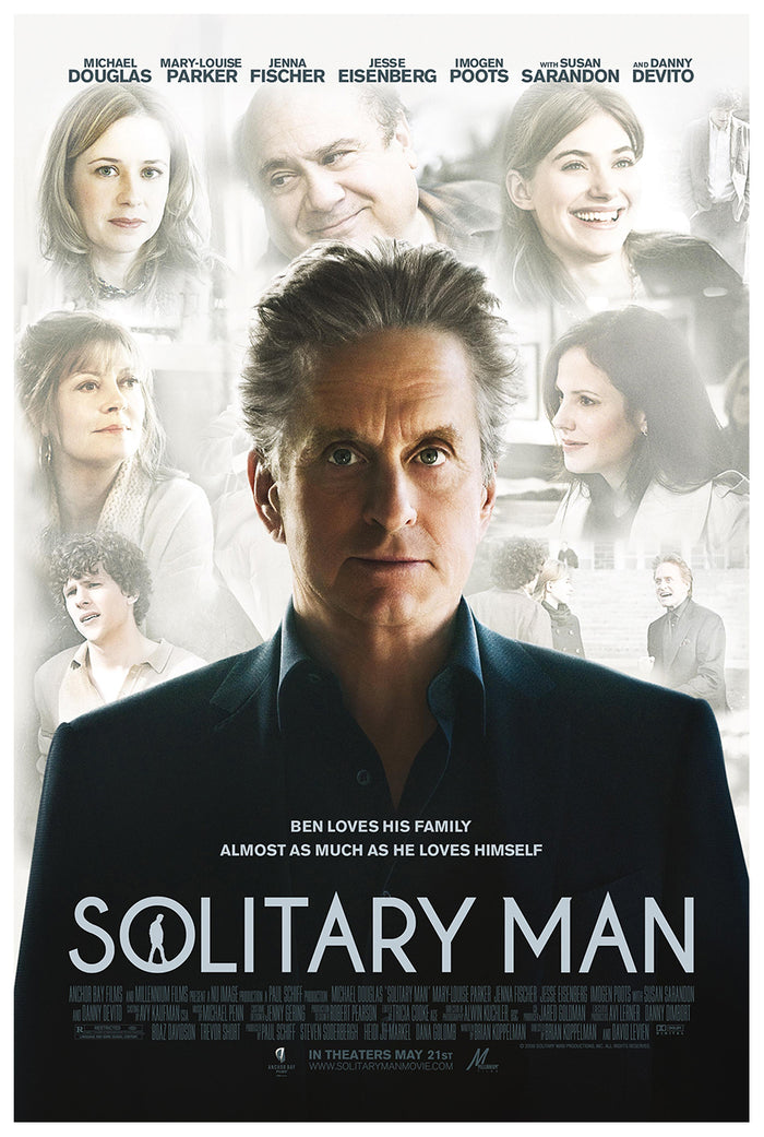 Solitary Man 2009 - Michael Douglas - US - Classic Movie Poster
