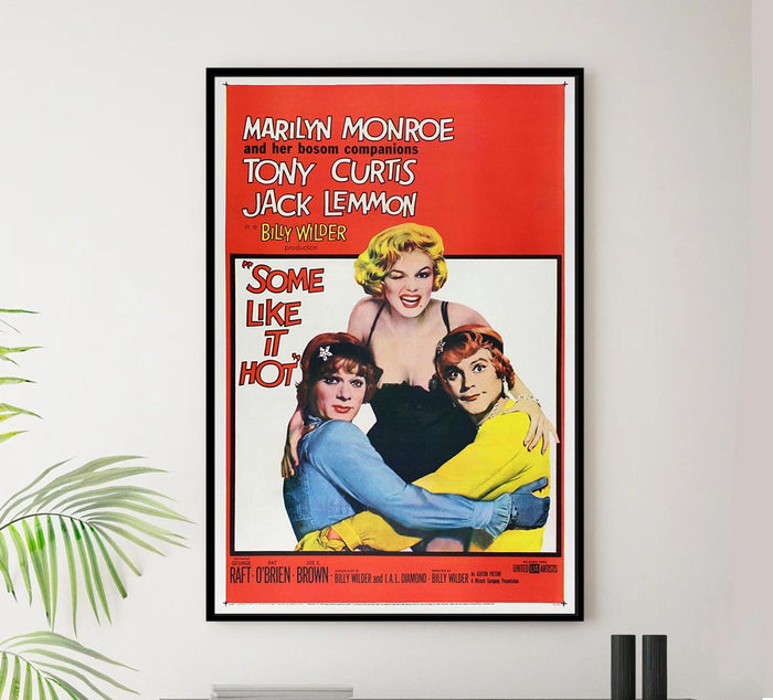 Some Like It Hot 1959 - Vintage Classic Movie Poster