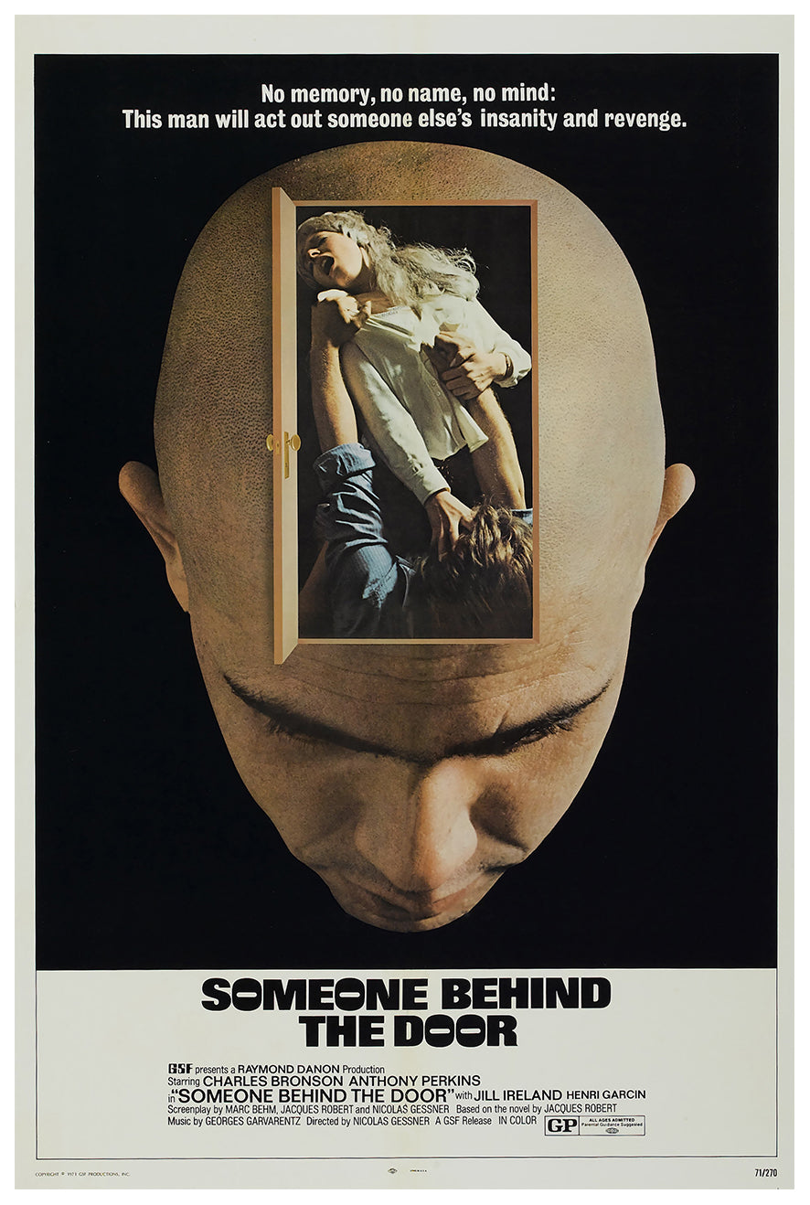 Someone Behind the Door 1971 - Charles Bronson - US - Classic Movie Poster