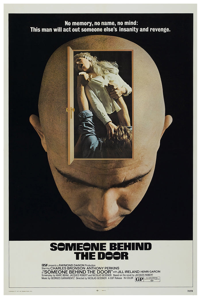 Someone Behind the Door 1971 - Charles Bronson - US - Classic Movie Poster