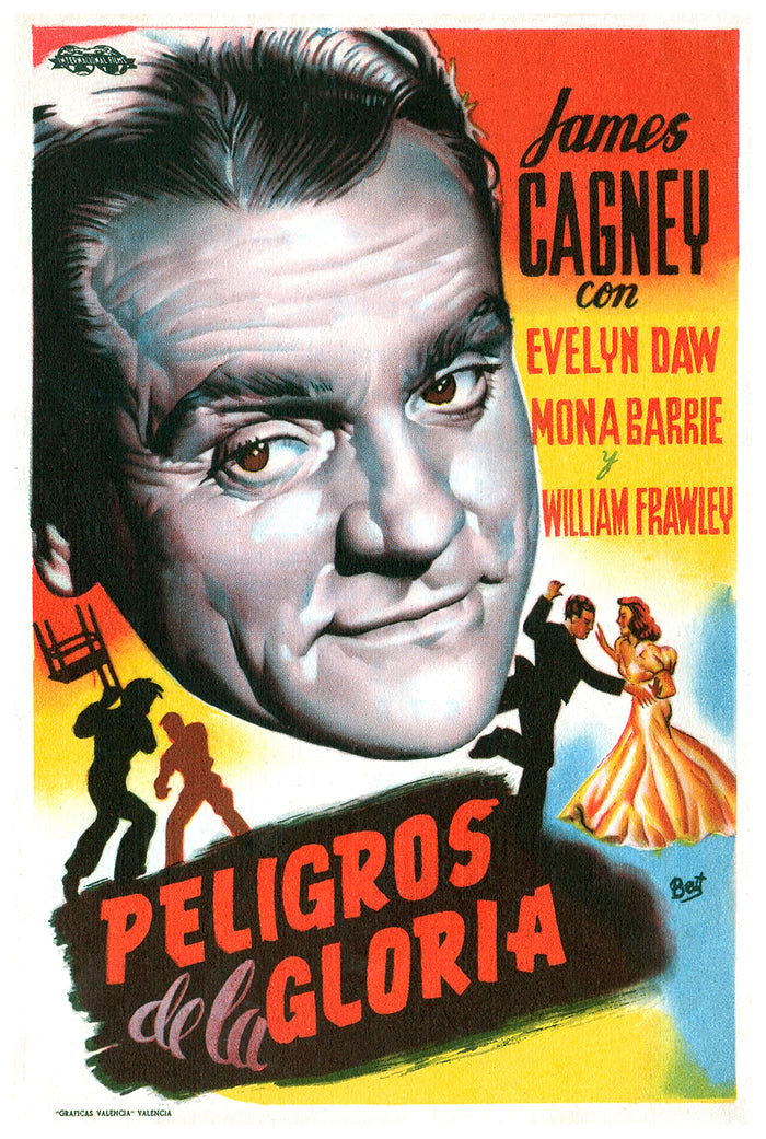 Something to Sing About 1937 - James Cagney - Spain - Classic Movie Poster