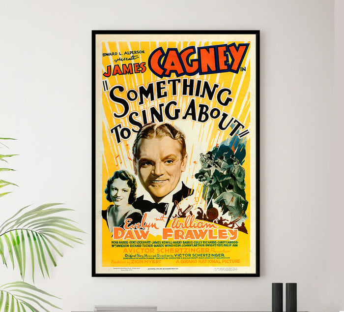 Something to Sing About 1937 - James Cagney - US - Classic Movie Poster