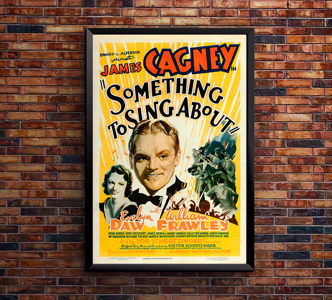Something to Sing About 1937 - James Cagney - US - Classic Movie Poster