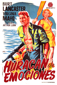 South Sea Woman 1953 - Burt Lancaster - Spain - Classic Movie Poster