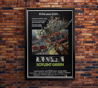 Soylent Green 1973 - Charlton Heston - Vintage Classic Movie Poster