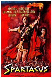 Spartacus 1960 - Laurence Olivier - France 2 - Classic Movie Poster