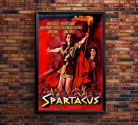 Spartacus 1960 - Laurence Olivier - France 2 - Classic Movie Poster