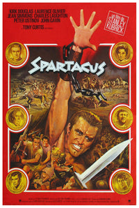 Spartacus 1960 - Laurence Olivier - France - Classic Movie Poster