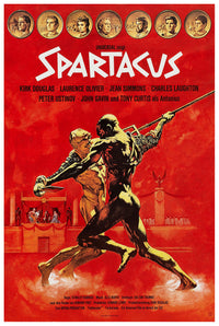 Spartacus 1960 - Laurence Olivier - Germany - Classic Movie Poster