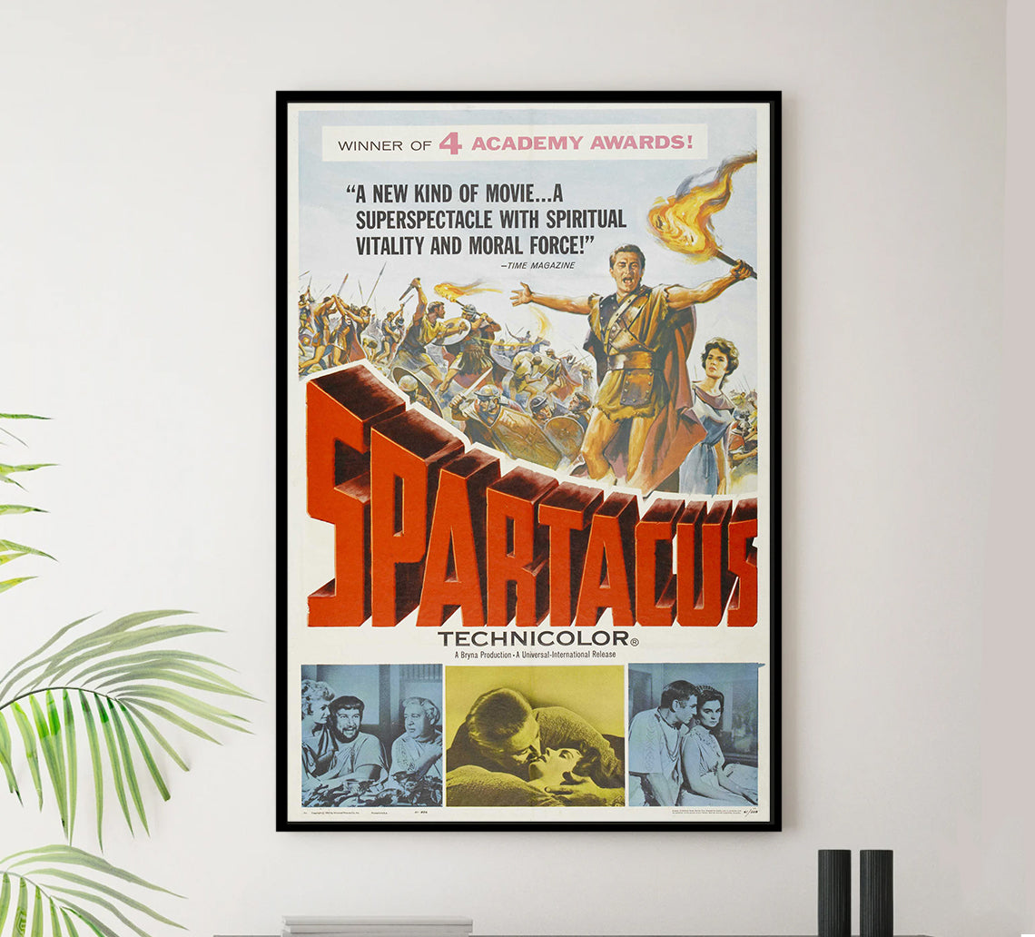 Spartacus 1960 - Laurence Olivier - US 2 - Classic Movie Poster