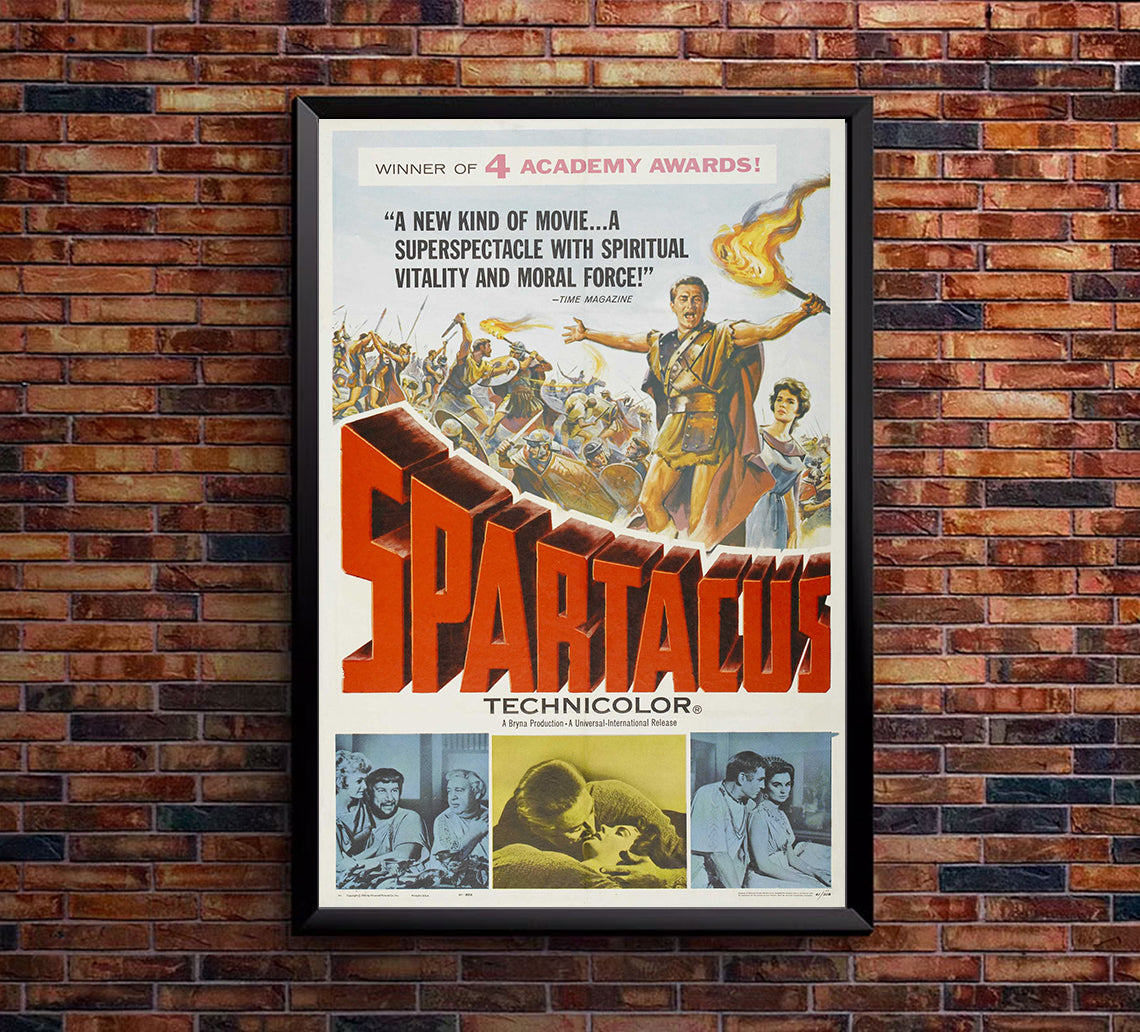 Spartacus 1960 - Laurence Olivier - US 2 - Classic Movie Poster