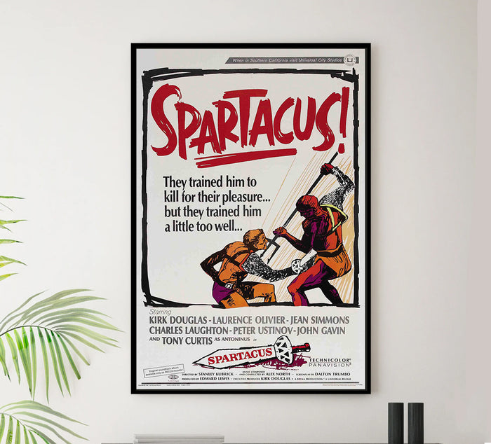 Spartacus 1960 - Laurence Olivier - US 3 - Classic Movie Poster