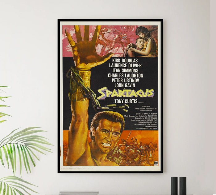 Spartacus 1960 - Laurence Olivier - US 4 - Classic Movie Poster