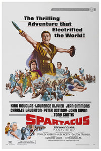 Spartacus 1960 - Laurence Olivier - US 5 - Classic Movie Poster