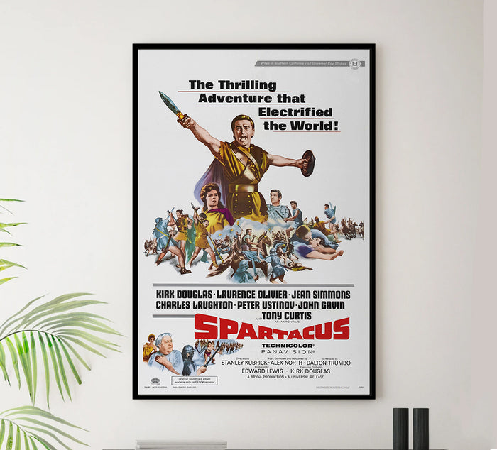 Spartacus 1960 - Laurence Olivier - US 5 - Classic Movie Poster