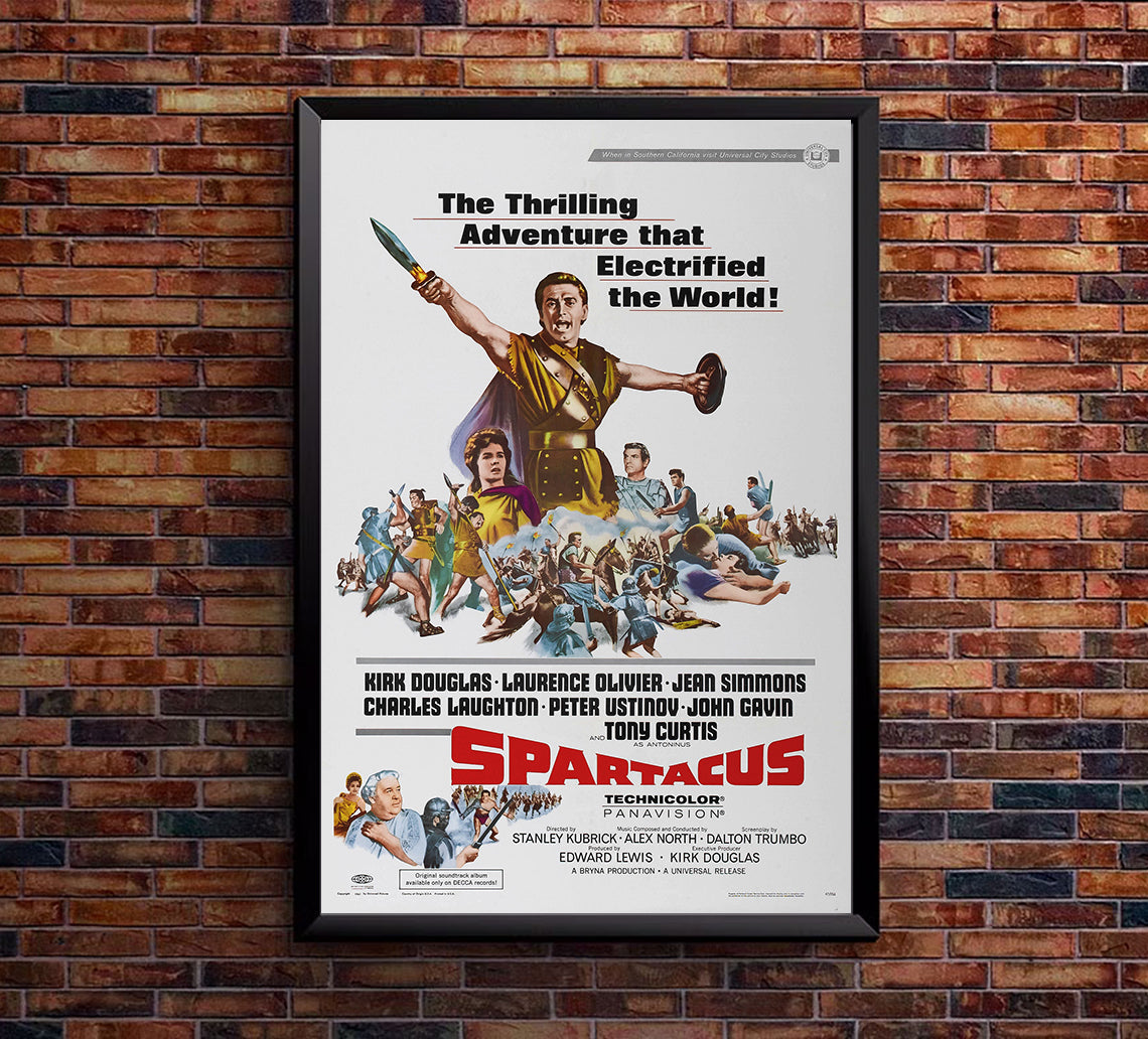 Spartacus 1960 - Laurence Olivier - US 5 - Classic Movie Poster