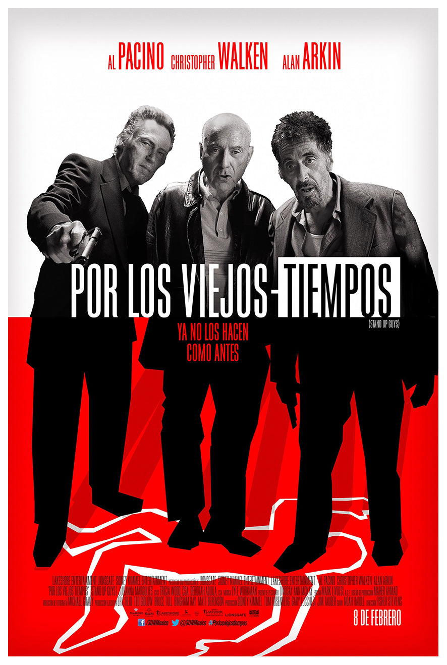 Stand Up Guys 2012 - Al Pacino - Mexico - Classic Movie Poster