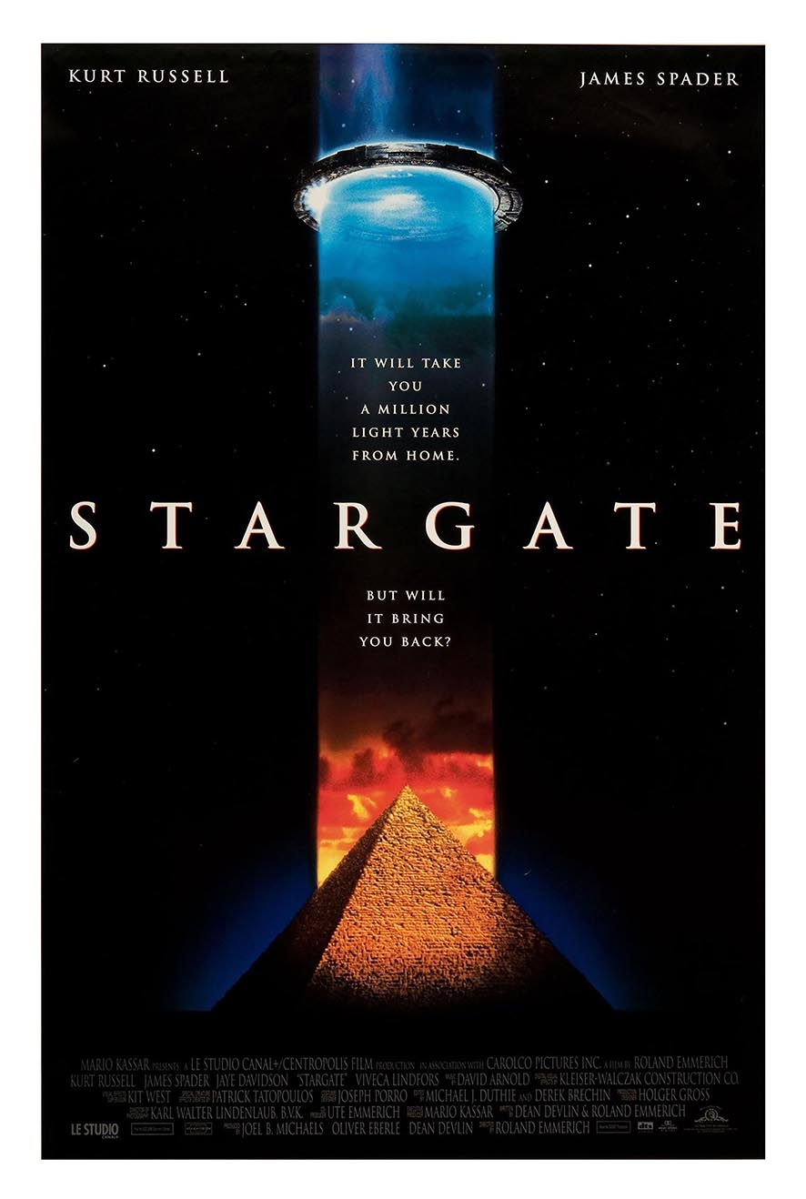 Stargate 1994 - Kane Russell - Vintage Classic Movie Poster