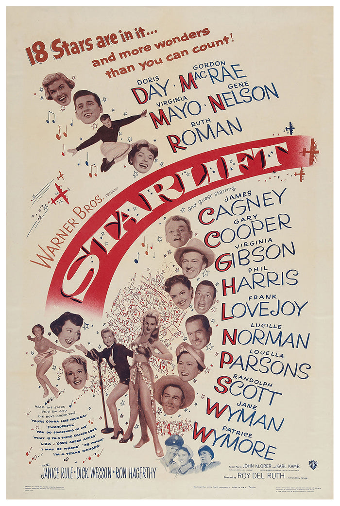 Starlift 1951 - James Cagney - US - Classic Movie Poster