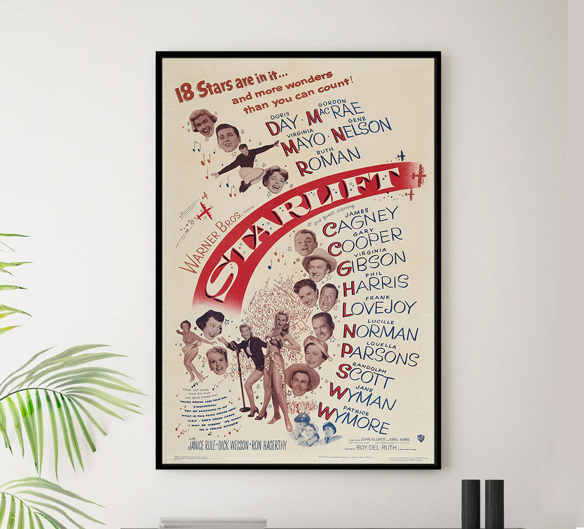 Starlift 1951 - James Cagney - US - Classic Movie Poster