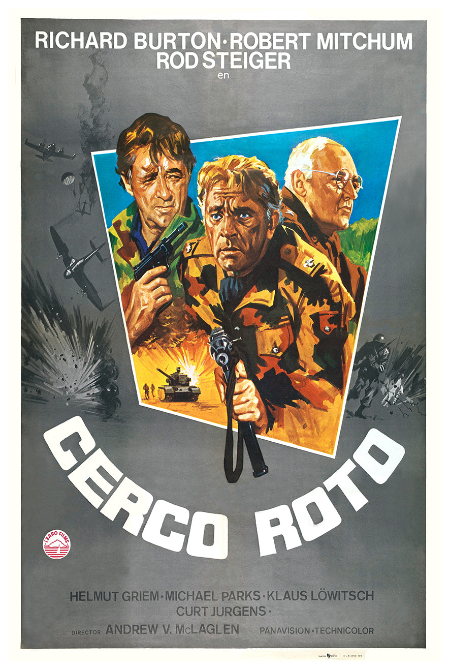 Steiner - Das eiserne Kreuz, 2. Teil 1979 - Richard Burton - Spain - Classic Movie Poster