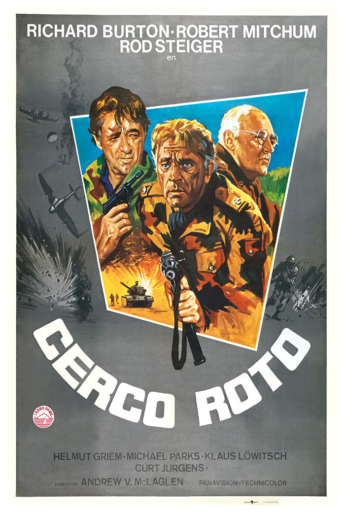 Steiner - Das eiserne Kreuz, 2. Teil 1979 - Richard Burton - Spain - Classic Movie Poster