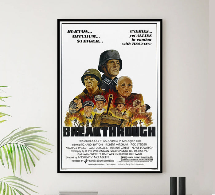 Steiner - Das eiserne Kreuz, 2. Teil 1979 - Richard Burton - US - Classic Movie Poster