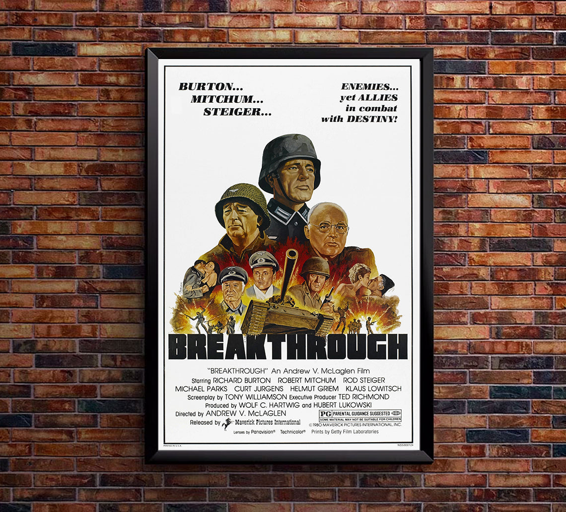 Steiner - Das eiserne Kreuz, 2. Teil 1979 - Richard Burton - US - Classic Movie Poster